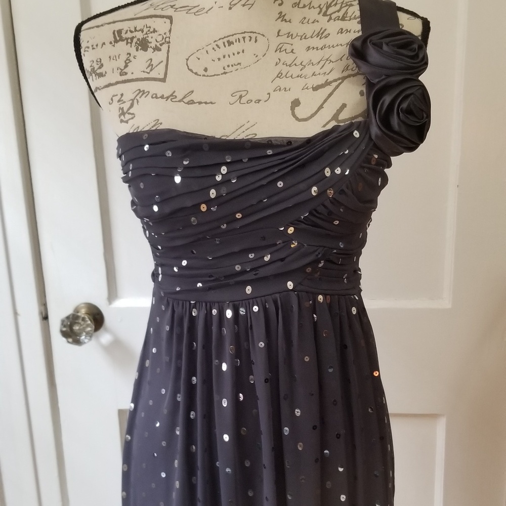 Sequin knee length Prom dress